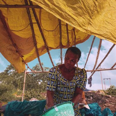 Nigerian market woman